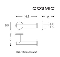 MEDIDAS PORTARROLLOS SIN TAPA ARCHITECT S+ COSMIC